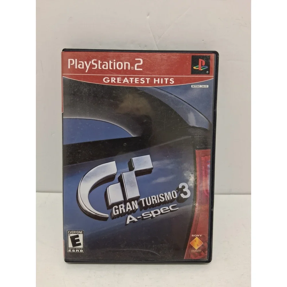Gran Turismo 3 A-spec PS2 PlayStation 2 Greatest Hits Racing Game SCUS-97102